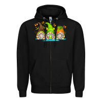 Black frog gnomes Zipper Hoodie - Zillion Design Studio
