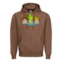 Chestnut frog gnomes Zipper Hoodie - Zillion Design Studio