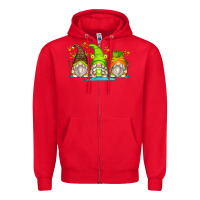 Red frog gnomes Zipper Hoodie - Zillion Design Studio