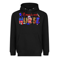 Black American nurse Heavyweight Hoodie - Zillion Design Studio