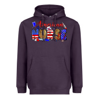 Plum American nurse Heavyweight Hoodie - Zillion Design Studio