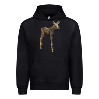 Black moose fawn deer Urban Hoodie - LillyAllenDesigns
