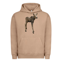 Pigment Burro moose fawn deer Urban Hoodie - LillyAllenDesigns