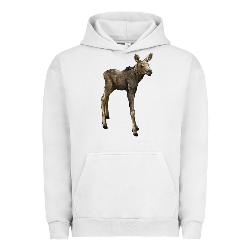 Moose Fawn Deer Urban Hoodie by LillyAllenDesigns | Teevron