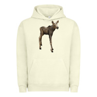 Pigment Pistachio moose fawn deer Urban Hoodie - LillyAllenDesigns