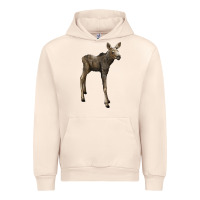 Sandshell moose fawn deer Urban Hoodie - LillyAllenDesigns