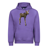 Tulip moose fawn deer Urban Hoodie - LillyAllenDesigns