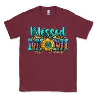 Burgundy blessed mimi Classic Tee - Zillion Design Studio