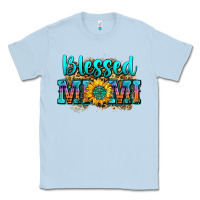 Dusty Blue blessed mimi Classic Tee - Zillion Design Studio