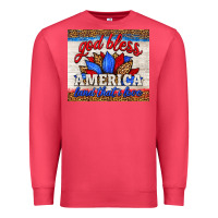 Cardinal god bless america land that i love Premium Sweatshirt - HRA Design Shop