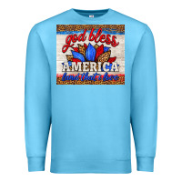 Ocean Blue god bless america land that i love Premium Sweatshirt - HRA Design Shop