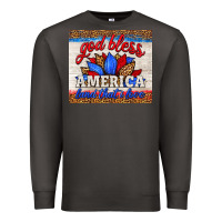 Smoke god bless america land that i love Premium Sweatshirt - HRA Design Shop