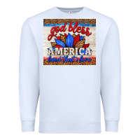 White god bless america land that i love Premium Sweatshirt - HRA Design Shop