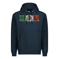 Navy mexican flag mama Premium Hoodie - Jasminsmagicworld