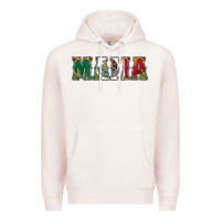 Pale Pink mexican flag mama Premium Hoodie - Jasminsmagicworld