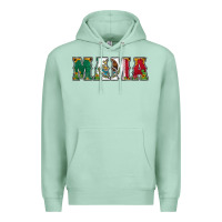Seafoam mexican flag mama Premium Hoodie - Jasminsmagicworld