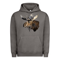 Pigment Tornado moose buck deer head Urban Hoodie - LillyAllenDesigns