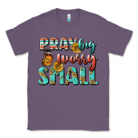 Lavender pray big worry small Classic Tee - BundleAndBundleShop