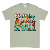 Matcha pray big worry small Classic Tee - BundleAndBundleShop