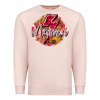 Pale Pink mama lighting bolt Premium Sweatshirt - RacoonDesign