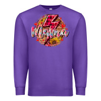 Purple mama lighting bolt Premium Sweatshirt - RacoonDesign
