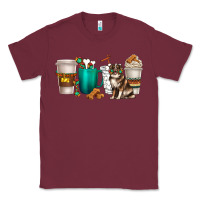 Burgundy australian shepherd dog coffee cups Classic Tee - texasbilliewilder