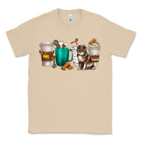 Mushroom australian shepherd dog coffee cups Classic Tee - texasbilliewilder