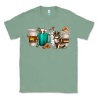 Sage australian shepherd dog coffee cups Classic Tee - texasbilliewilder