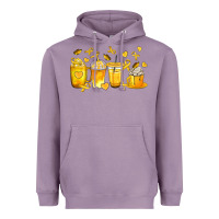 Lavender Childhood Cancer Coffee Cups Heavyweight Hoodie - texasbilliewilder