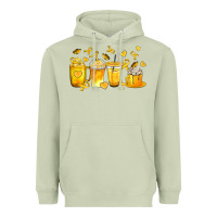 Matcha Childhood Cancer Coffee Cups Heavyweight Hoodie - texasbilliewilder