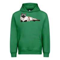 Emerald siamese Urban Hoodie - LillyAllenDesigns
