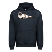 Navy siamese Urban Hoodie - LillyAllenDesigns