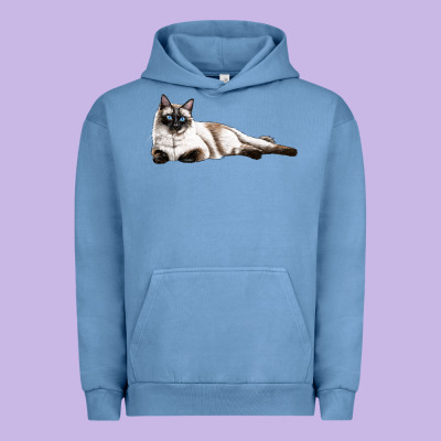 Siamese Urban Hoodie Designed By Lillyallendesigns