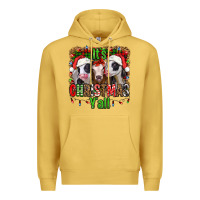 Antique Gold it's christmas y'all heifers Premium Hoodie - Jasminsmagicworld