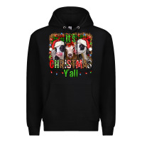 Black it's christmas y'all heifers Premium Hoodie - Jasminsmagicworld