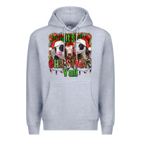 Heather Grey it's christmas y'all heifers Premium Hoodie - Jasminsmagicworld