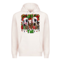 Pale Pink it's christmas y'all heifers Premium Hoodie - Jasminsmagicworld