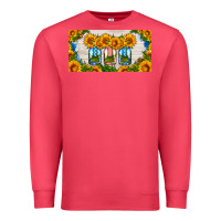 Cardinal american mason jar sunflower license plate Premium Sweatshirt - HRA Design Shop