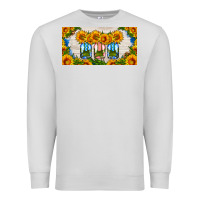 Dove Grey american mason jar sunflower license plate Premium Sweatshirt - HRA Design Shop