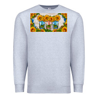 Heather Grey american mason jar sunflower license plate Premium Sweatshirt - HRA Design Shop