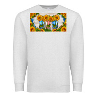 Oatmeal Heather american mason jar sunflower license plate Premium Sweatshirt - HRA Design Shop