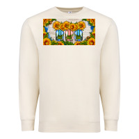 Sandshell american mason jar sunflower license plate Premium Sweatshirt - HRA Design Shop