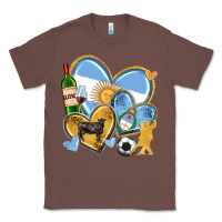 Chestnut argentina  hearts Classic Tee - texasbilliewilder