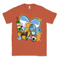 Copper argentina  hearts Classic Tee - texasbilliewilder