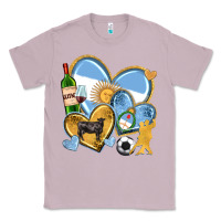 Lilac argentina  hearts Classic Tee - texasbilliewilder