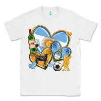 White argentina  hearts Classic Tee - texasbilliewilder