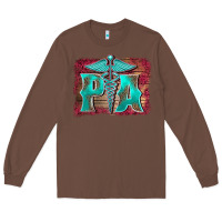 Chestnut physician medical symbol assistant nurse background Long Sleeve Tee - BarkalooDesign
