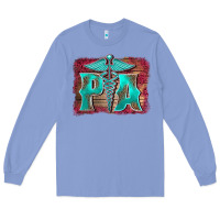 Physician Medical Symbol Assistant Nurse Background Long Sleeve Tee | Teevron