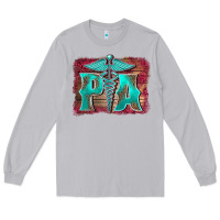 Moon Dust physician medical symbol assistant nurse background Long Sleeve Tee - BarkalooDesign