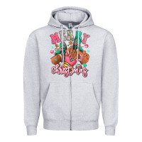 Heather Grey pink merry christmas black girl sneakers Zipper Hoodie - RanaPortraitStore
